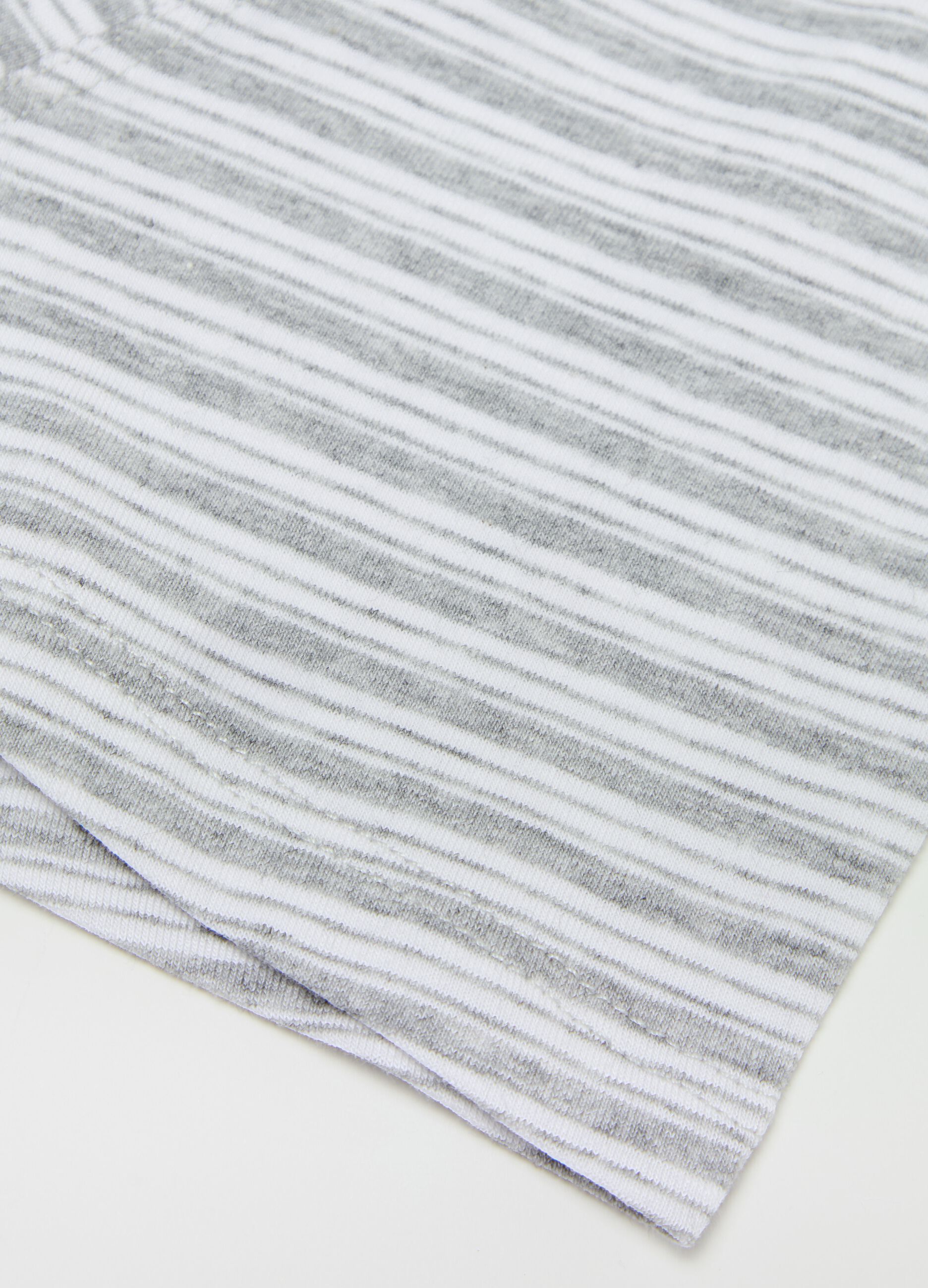 Boxer in cotone stretch in fantasia a righe 