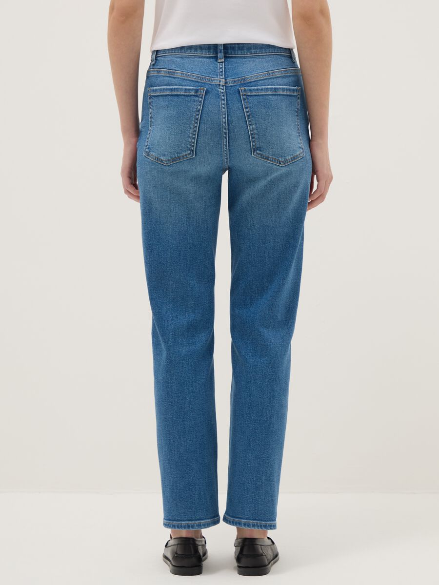 Slim fit stretch cotton blue jeans_2