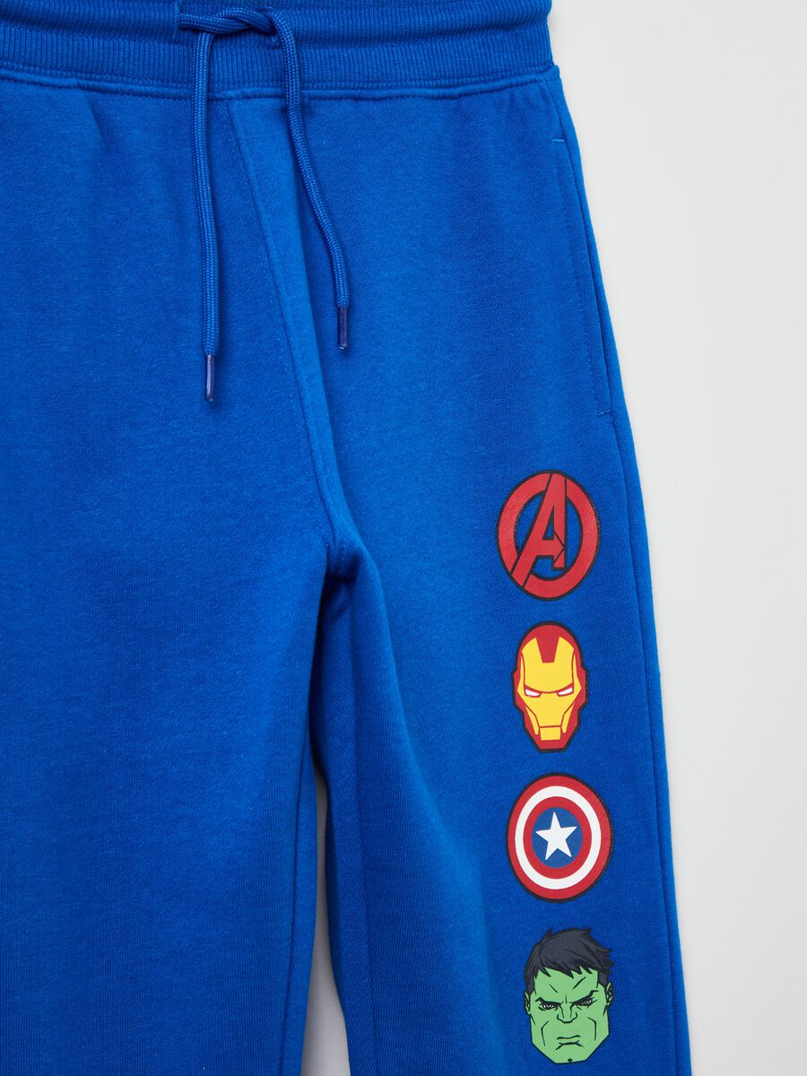 Joggers in felpa con stampa Avengers_2