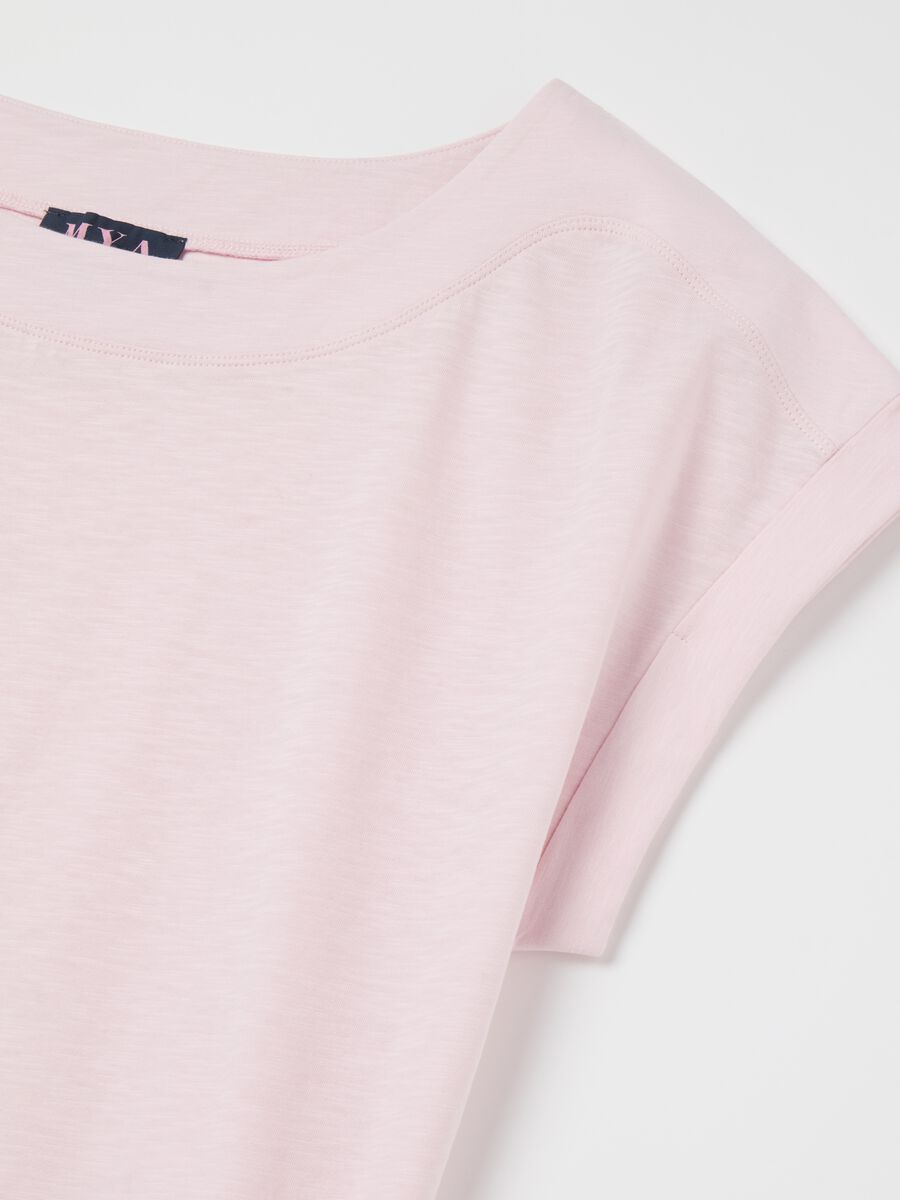 Curvy T-shirt in slub jersey_4