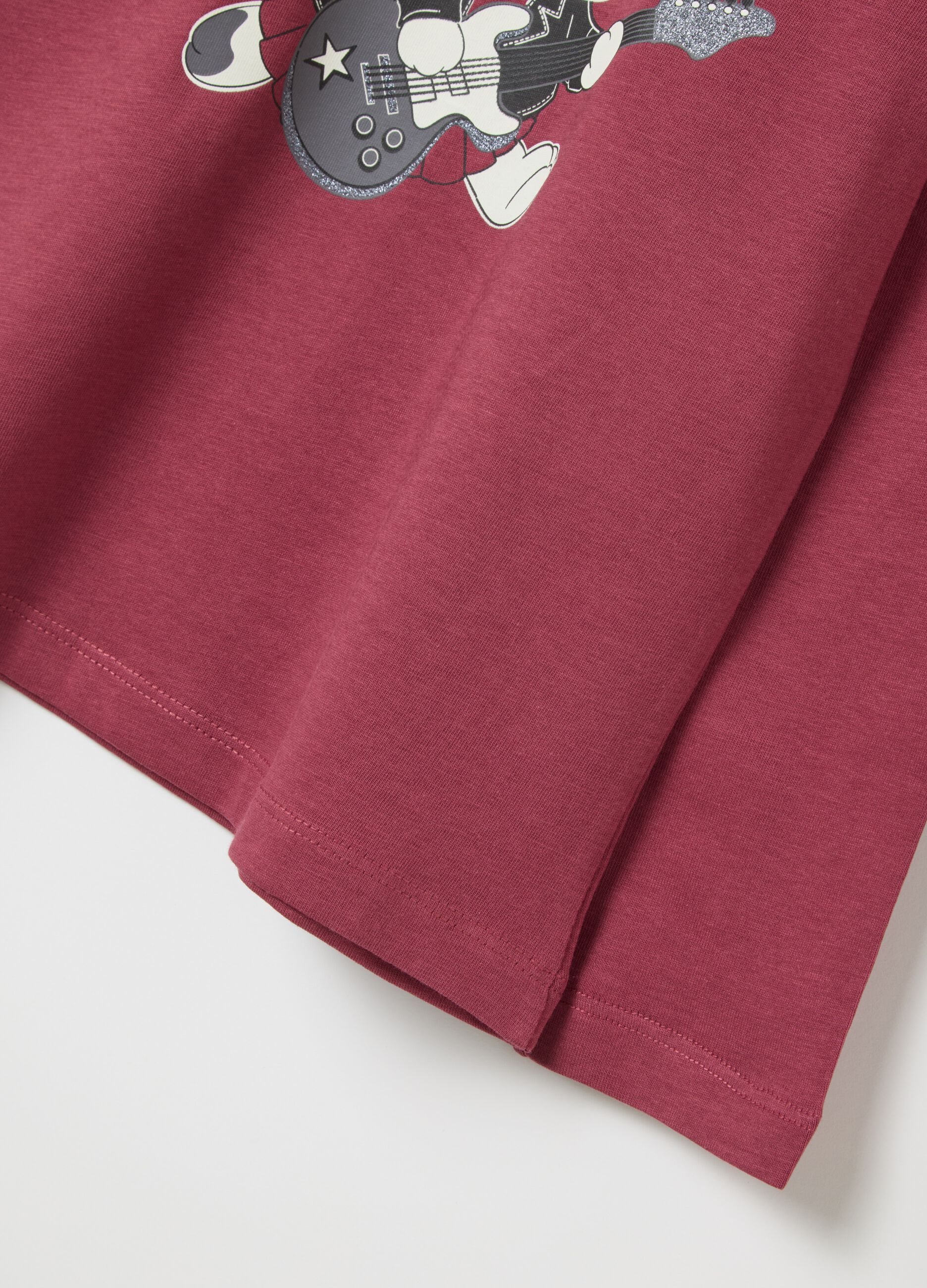 Girls' pure cotton red jumper regular fit
