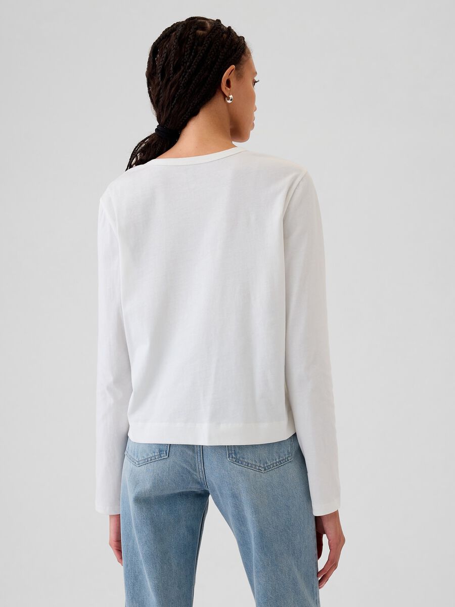 Long-sleeved T-shirt in cotton_2
