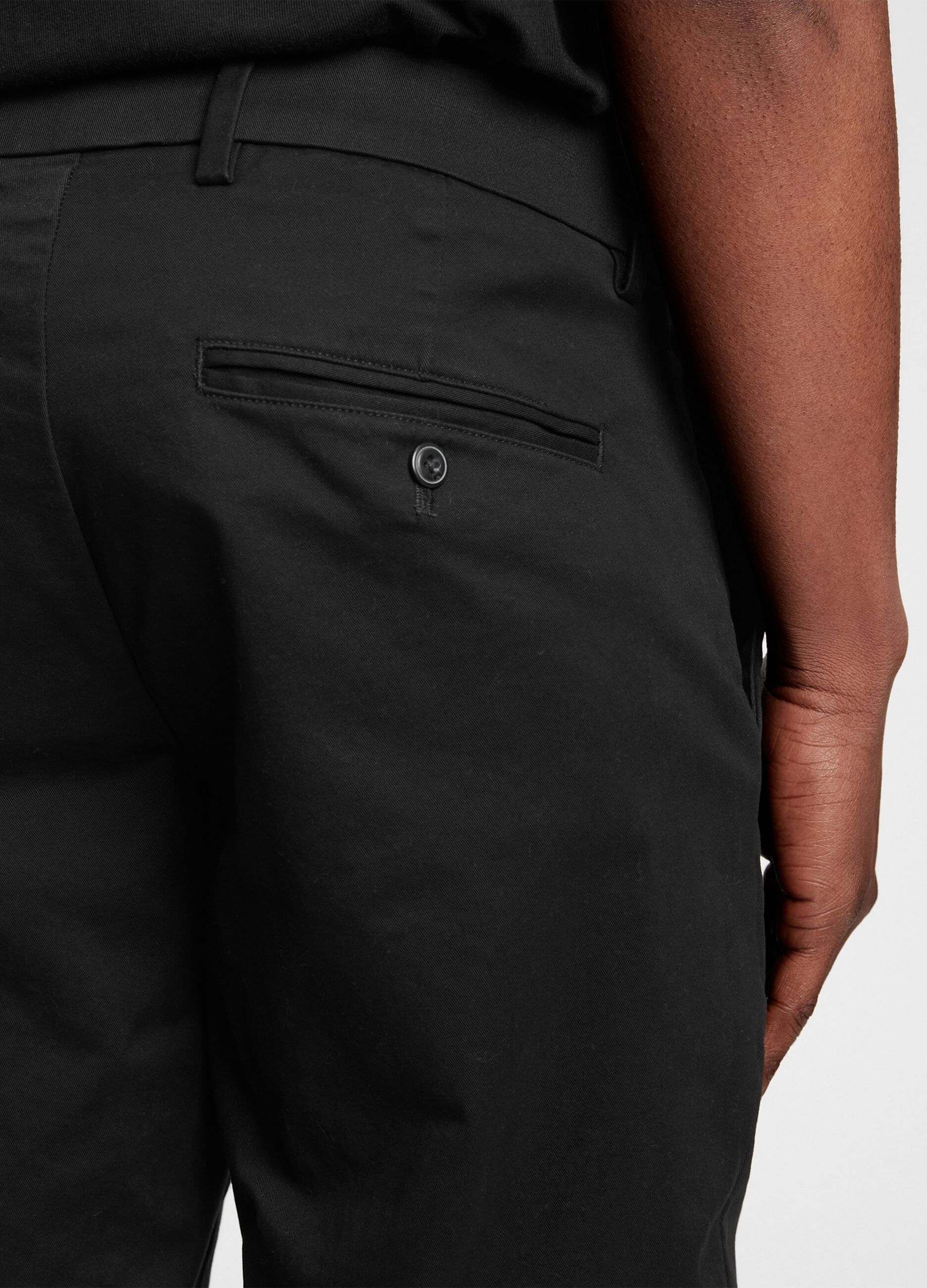 Pantaloni slim fit in cotone stretch