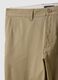 Pantaloni chino in cotone elasticizzato beige regular fit_5