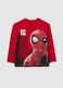 Red pure cotton Spider-Man oversized kids' T-shirt_0
