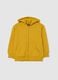 Children's yellow pure cotton hoodie regular fit_0