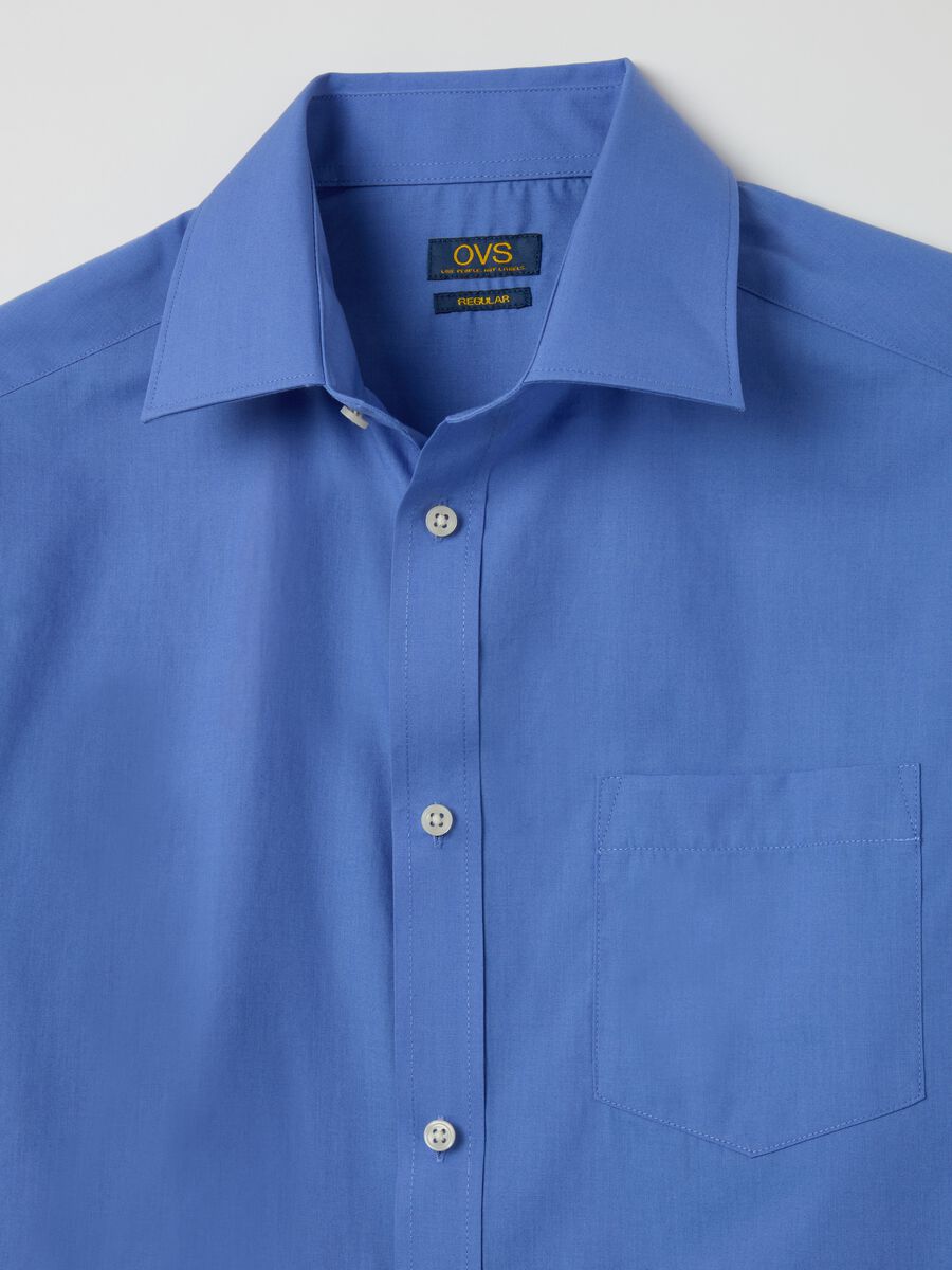 Regular-fit easy-iron shirt with pocket_5