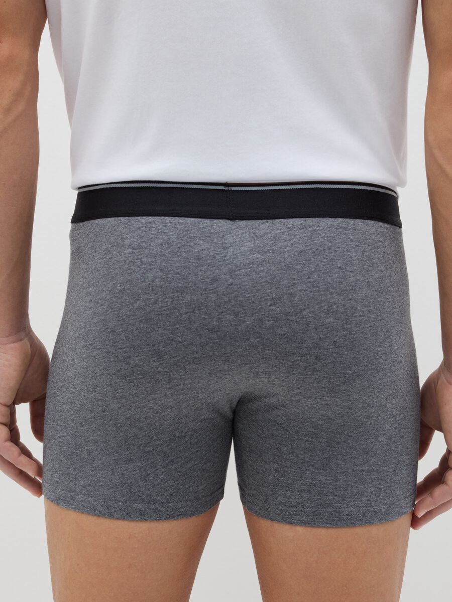 Three-pair pack midi boxer shorts in stretch cotton_3