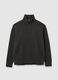 Black pure cotton sweatshirt regular fit_5