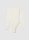 Bodysuit Cut Out White_6