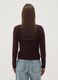 Brown cable-knit crew-neck jumper, regular fit_3