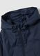 Regular fit blue fabric kids' jacket_3