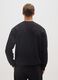 Black pure cotton sweatshirt regular fit_2