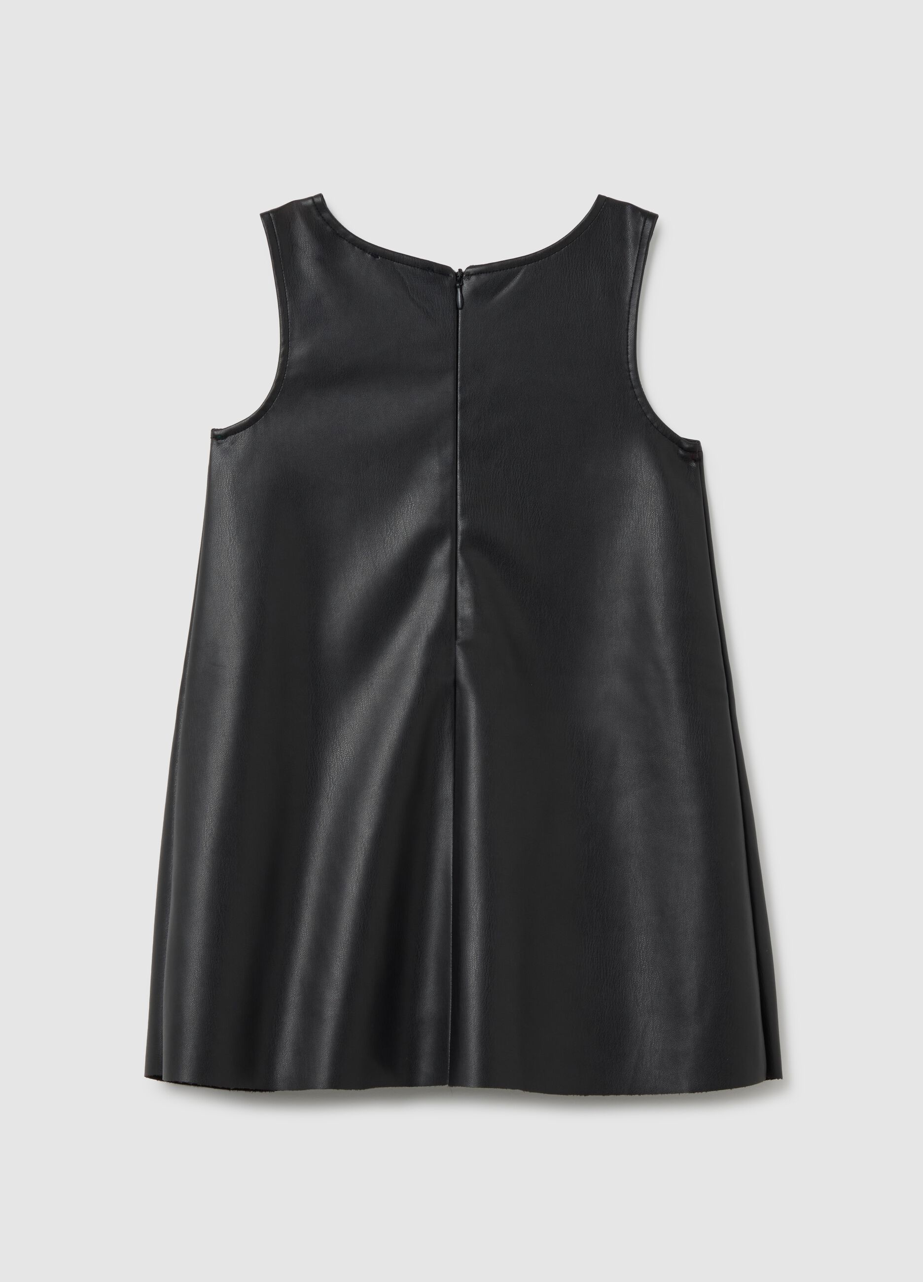 Black regular fit girls' dress