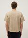 Beige pure cotton regular fit t-shirt with pocket_3
