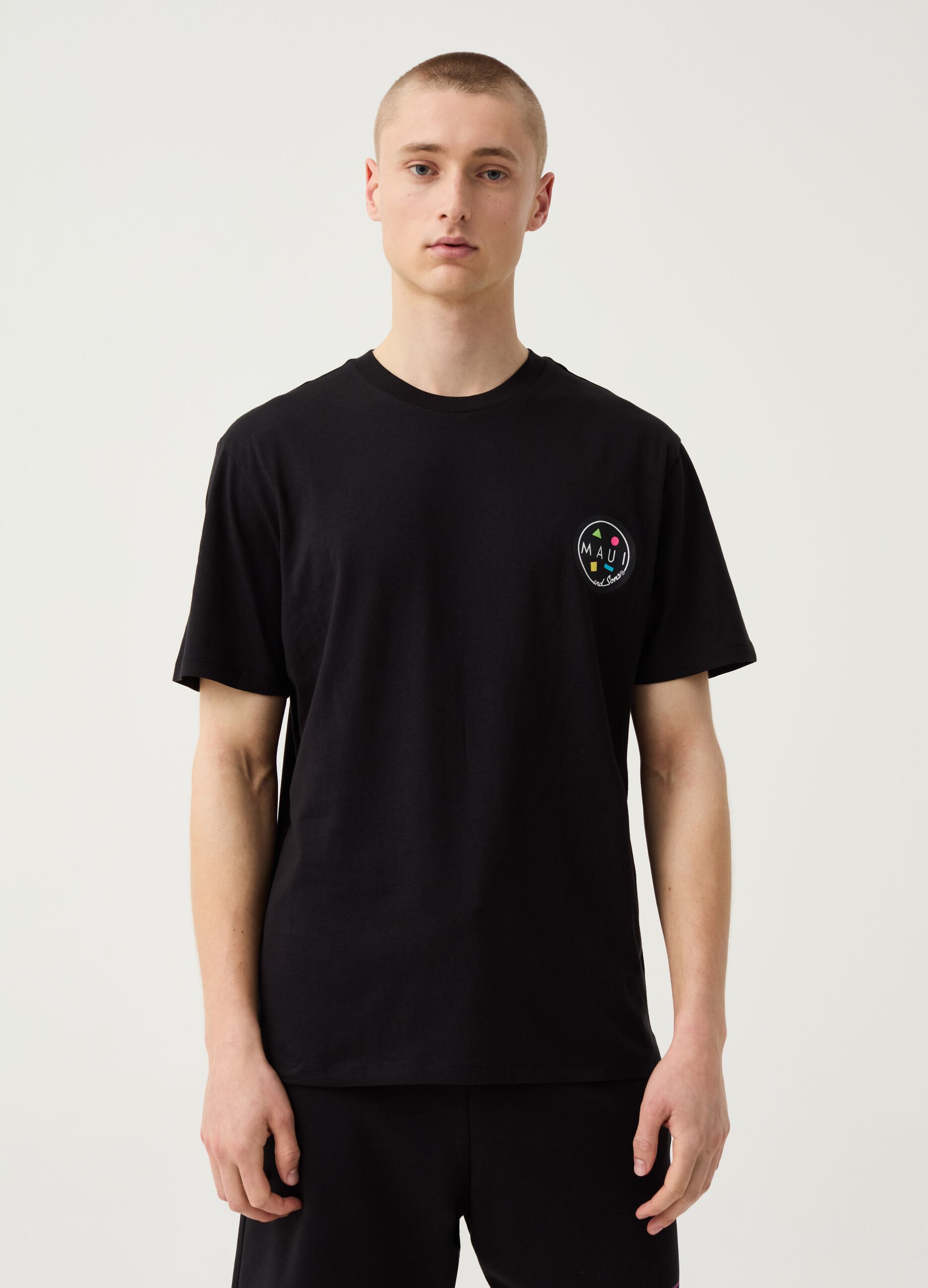 T-shirt con stampa logo