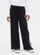 Girls' black trousers in pure cotton_1