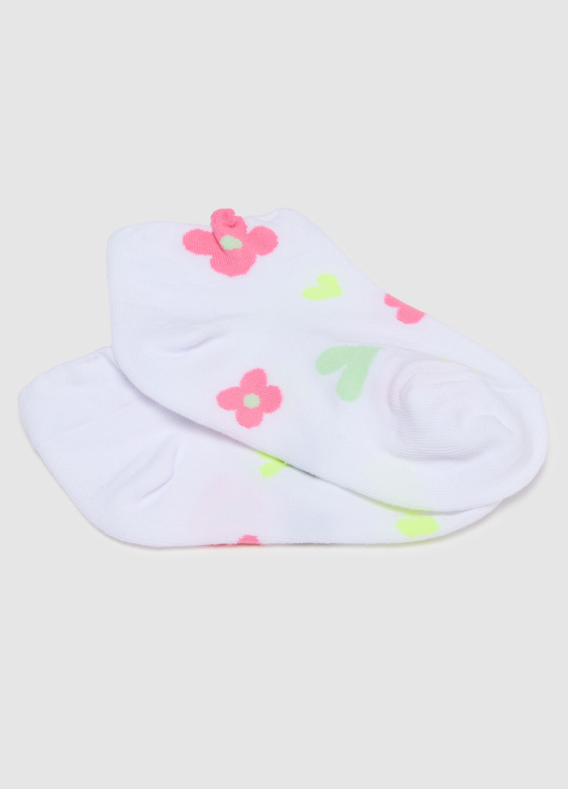 Multicoloured stretchy cotton kids' socks