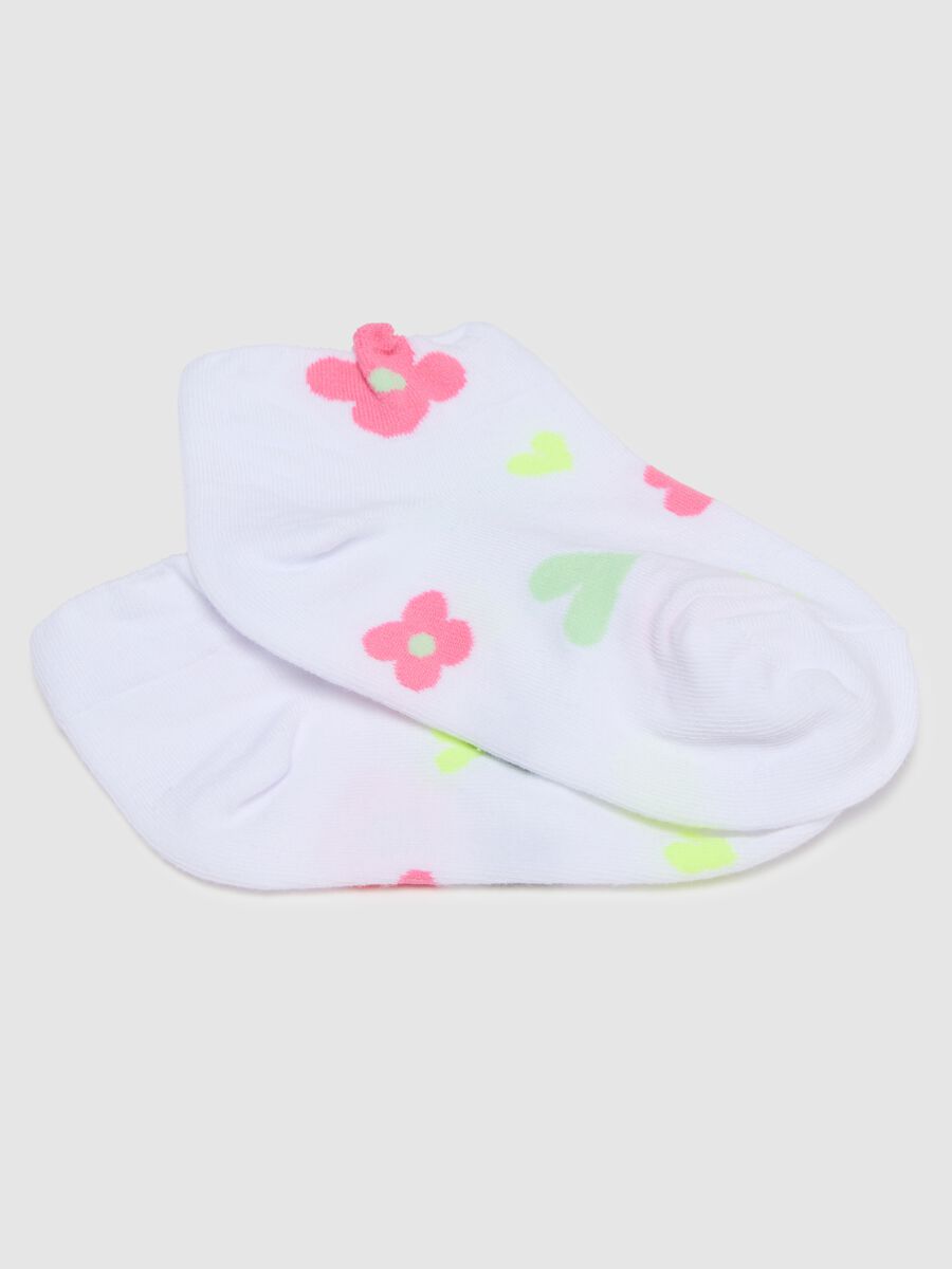 Multicoloured stretchy cotton kids' socks_2