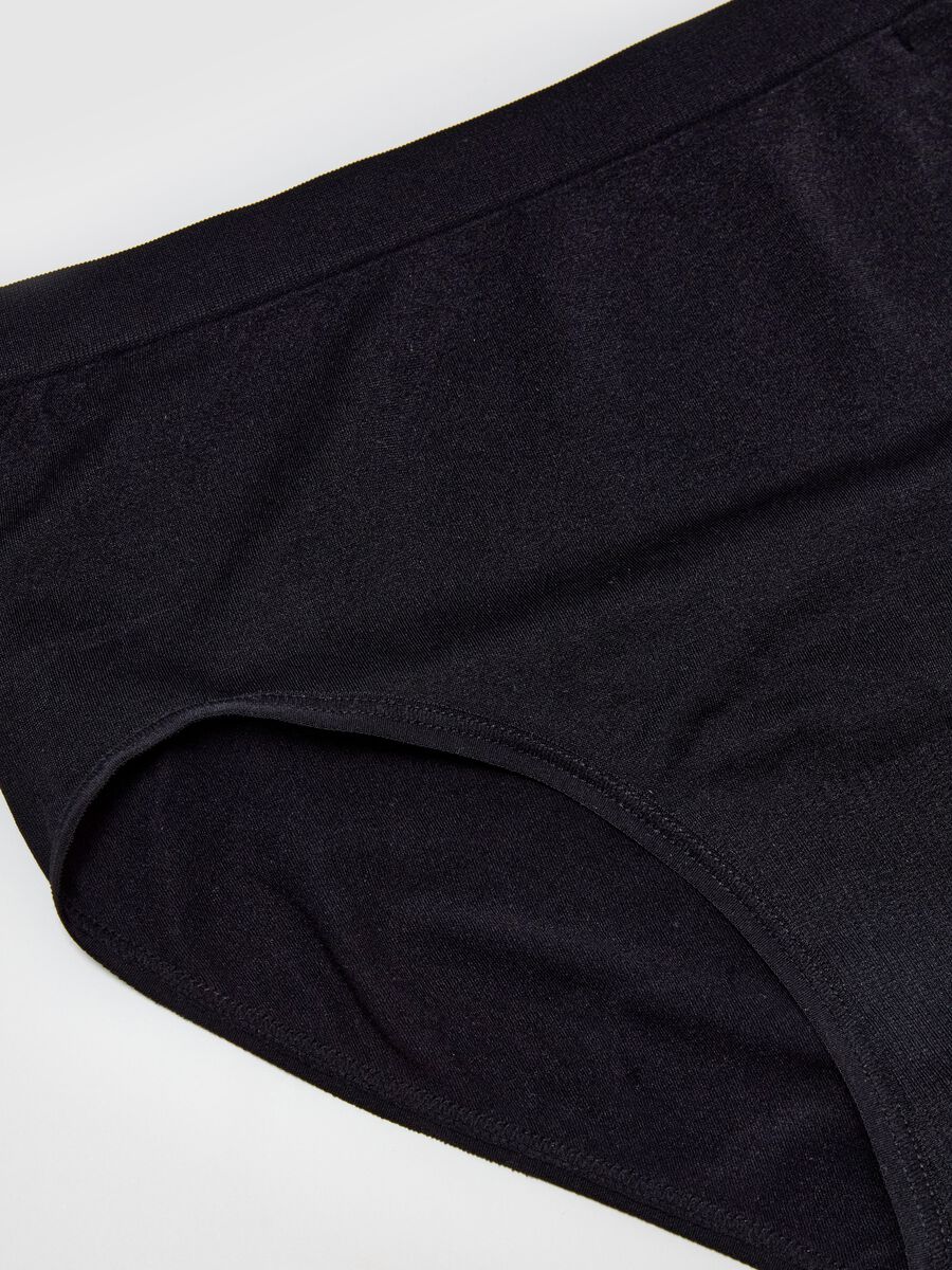 The One seamless briefs with high waist in microfibre_6