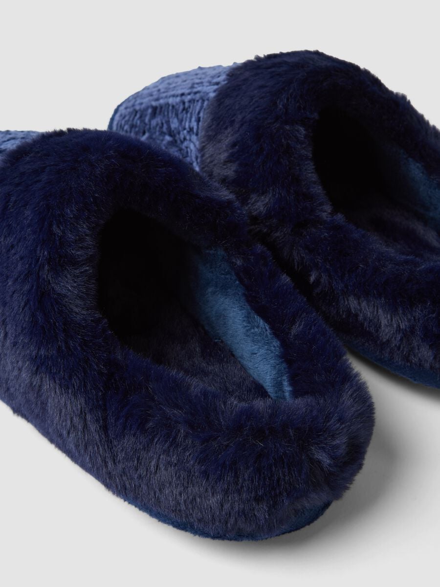 Pantofole blu da casa morbide_2
