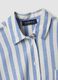 Multicolour striped viscose and linen-blend oversized shirt_5