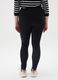 Black Stretch Cotton Skinny Leggings_3
