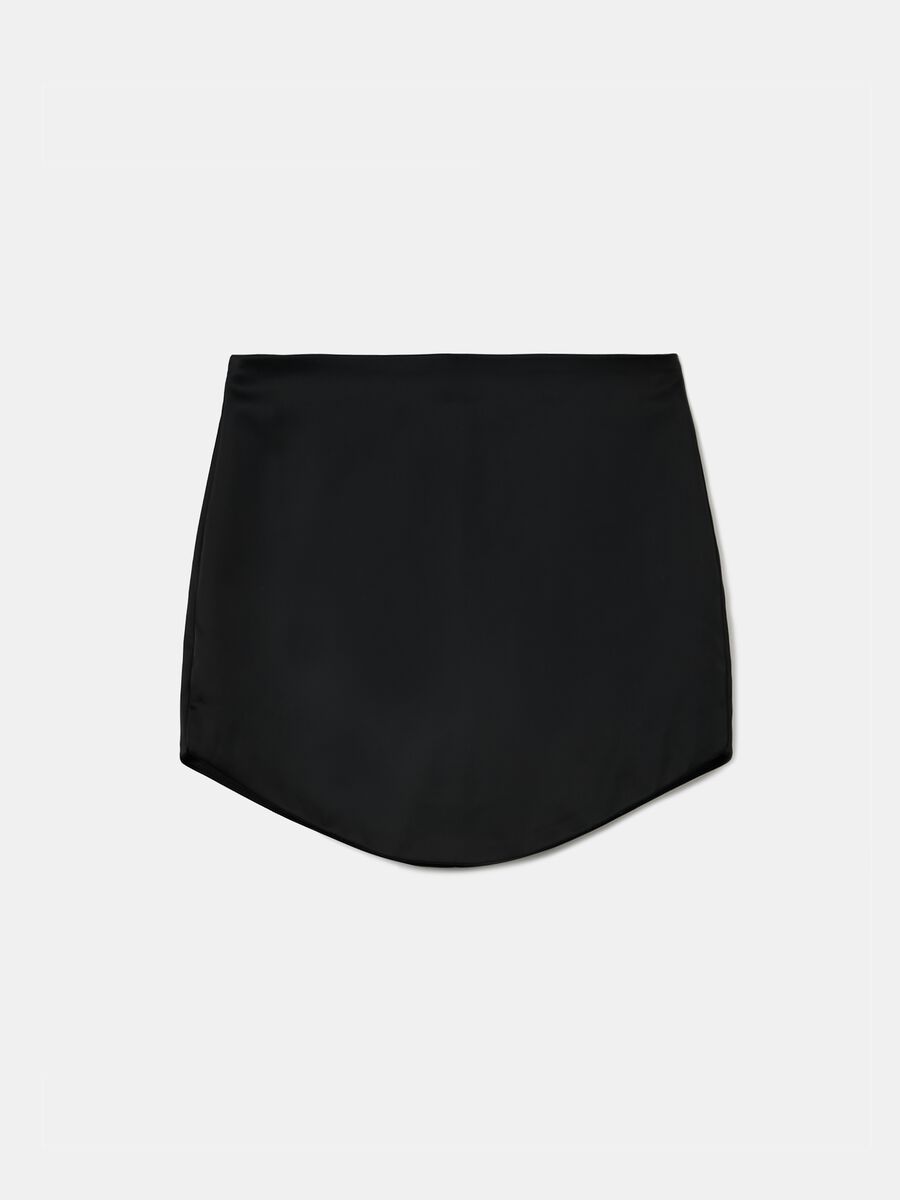 Satin-effect miniskirt_4