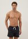 Black regular-fit swim shorts with drawstring_0