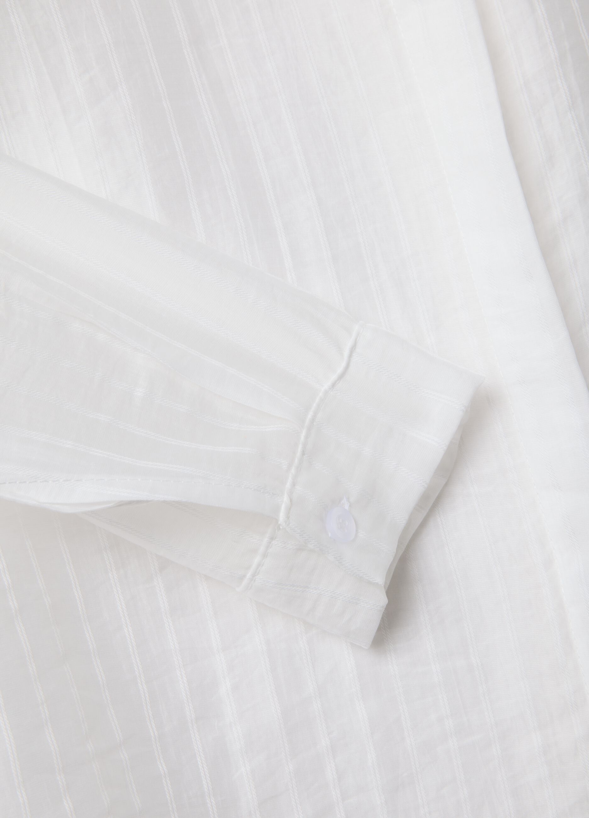 White lyocell-blend shirt