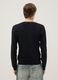 Black Slim Fit Pure Cotton Sweater_2