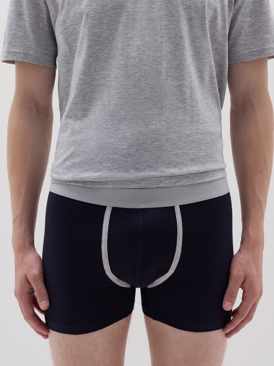 Three-pack midi boxer shorts with external elastic_2