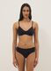 Black Triangle Bikini Top with Removable Padding_1