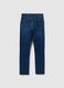 Slim-fit high-waist jeans with raw edging_3