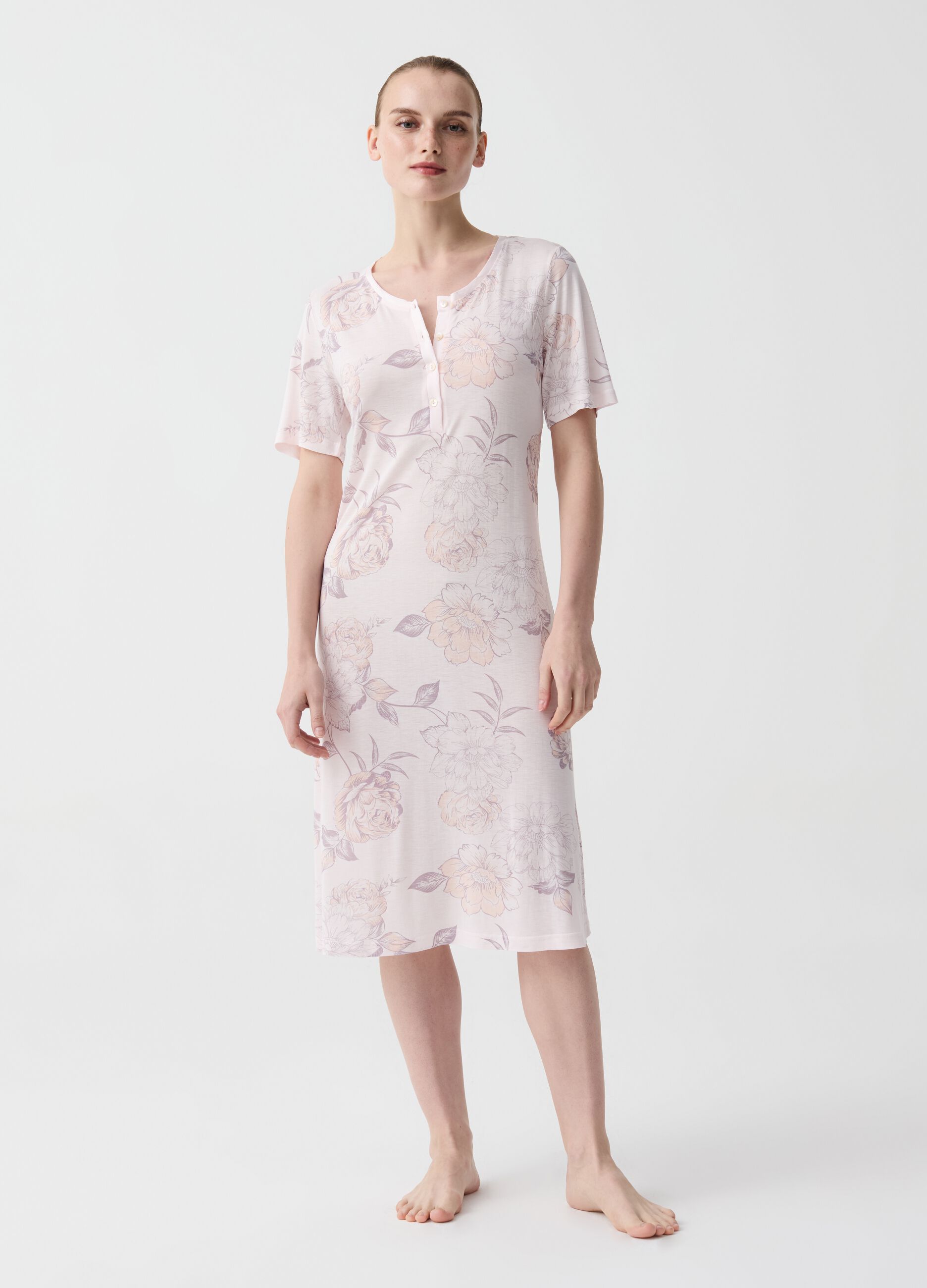 Floral patterned nightdress