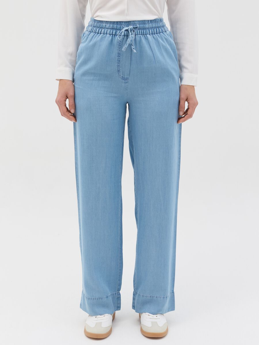 Relaxed-fit trousers in Lyocell_1
