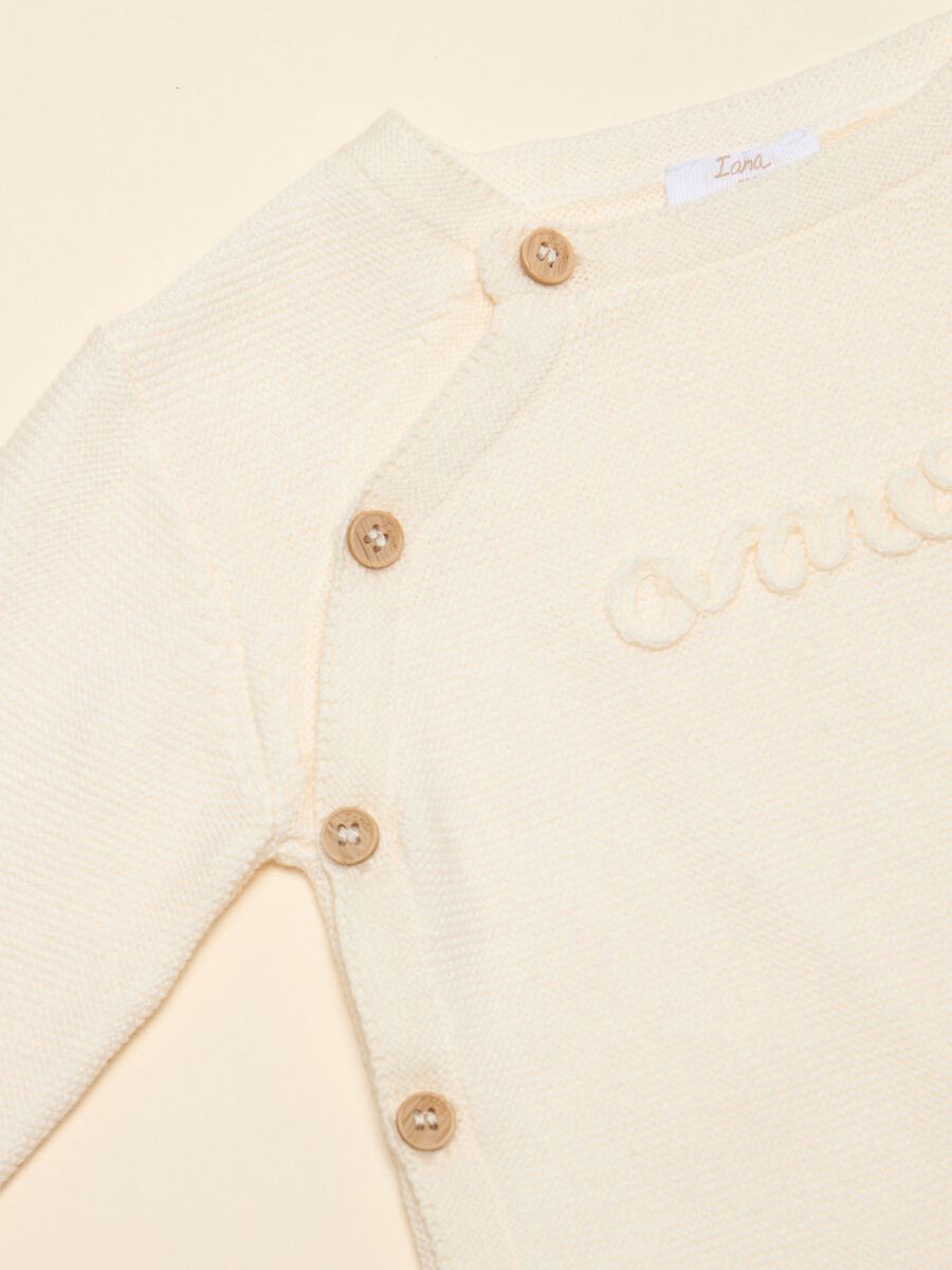 Knit cardigan in cotton_1