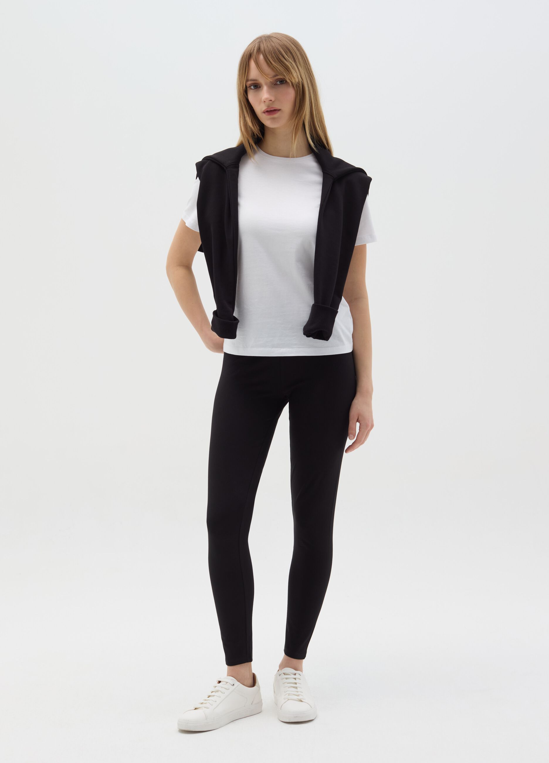 Leggings Essential in cotone stretch