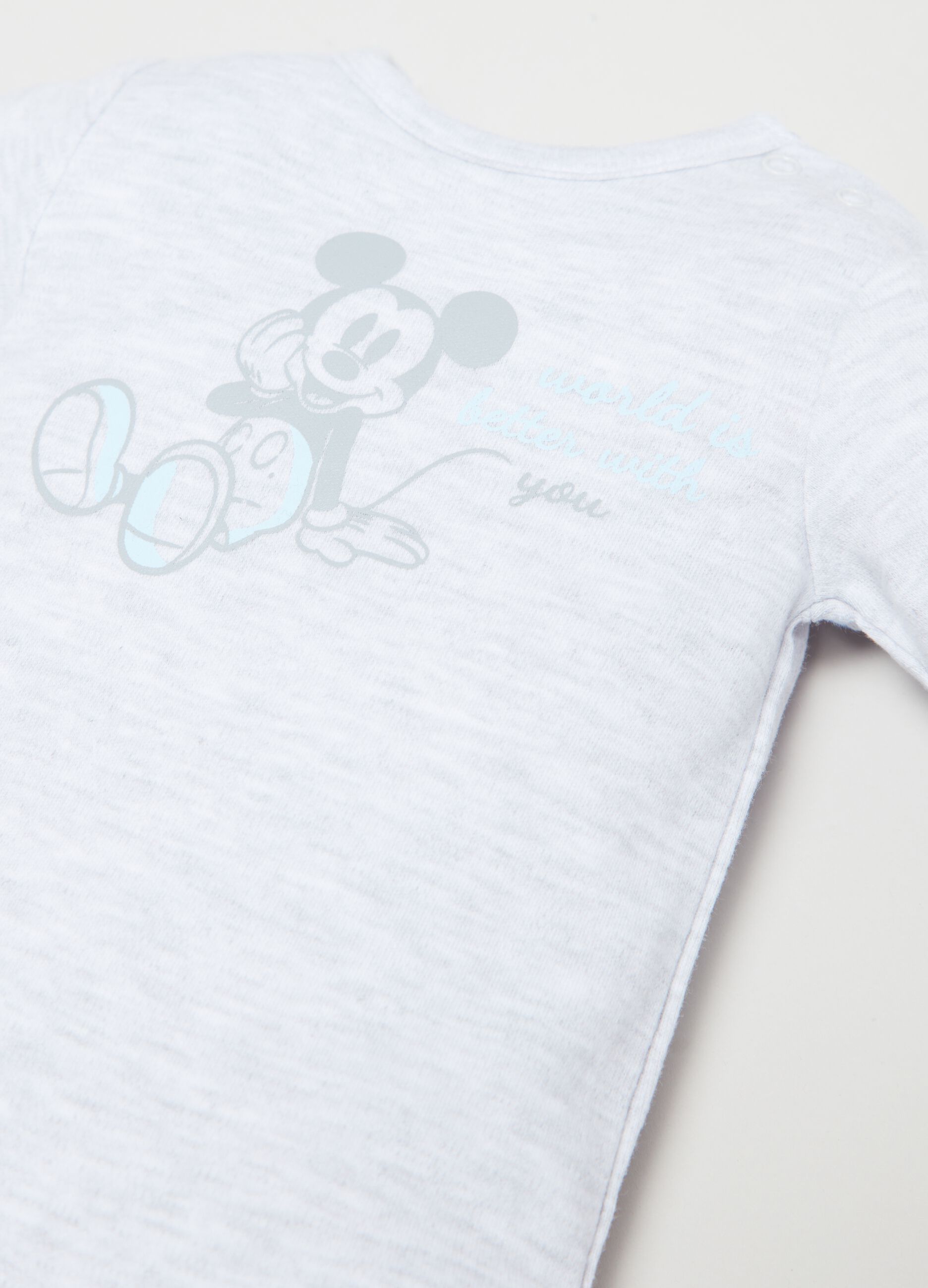 Bipack body in cotone stampa Topolino_2