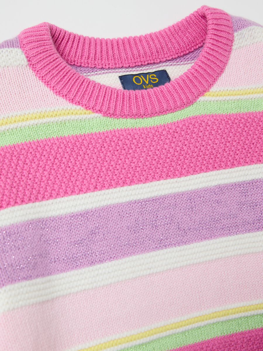Pullover with striped pattern and lurex_3