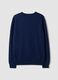 Navy pure cashmere jumper, regular fit_2