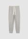 Grey Fleece Pyjama Trousers_4