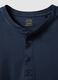 Blue pure cotton regular-fit T-shirt_5