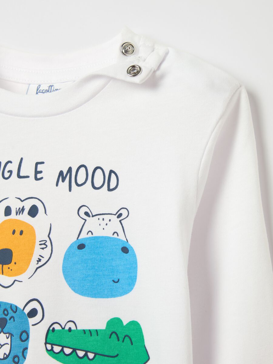 Long-sleeved cotton T-shirt with “Jungle Mood” print_2