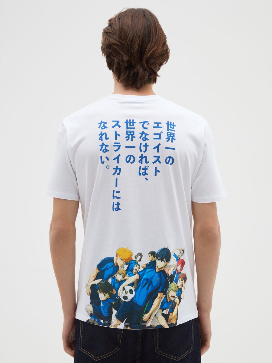 White pure cotton T-shirt with print_2