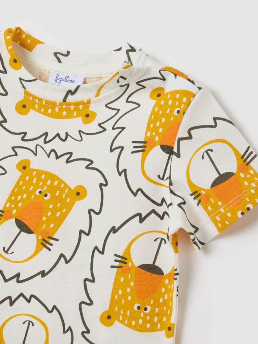 Multicolour pure cotton children's t-shirt regular fit_2