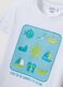 White pure cotton boys&rsquo; T-shirt, regular fit, with nautical print_2