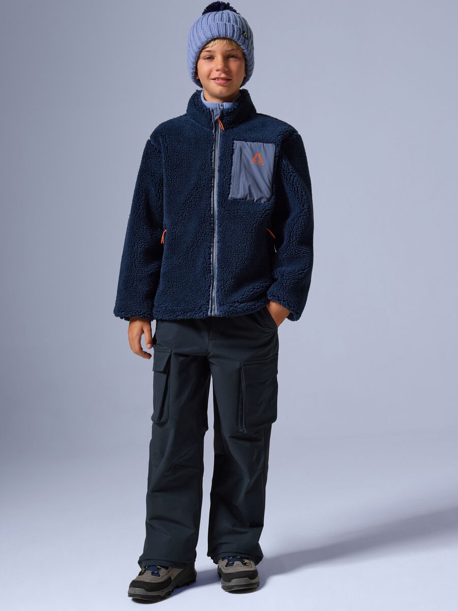 Full zip sherpa jacket ALTAVIA WITH DEBORAH COMPAGNONI_1