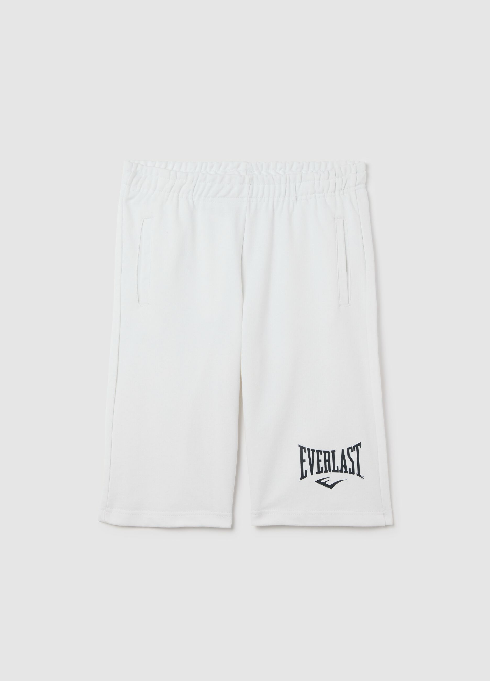 White Everlast Sports Bermuda Shorts