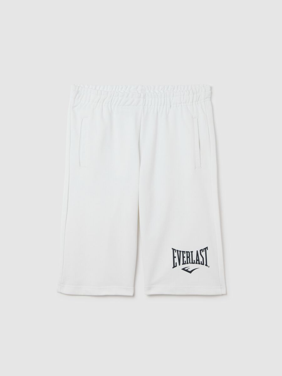White Everlast Sports Bermuda Shorts_4